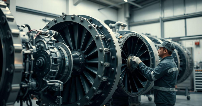 Manutenção de turbinas a gás é essencial para a eficiência do sistema Manutenção de turbinas a gás é essencial para a eficiência do sistema