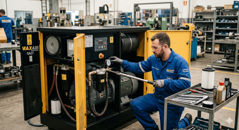 Manutenção de Compressores: Dicas Essenciais e Práticas para Máxima Eficiência